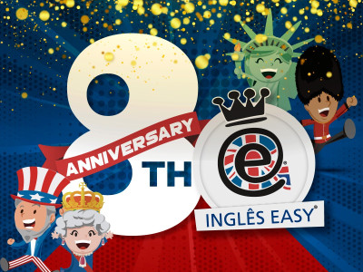 Inglês EASY comemora 8 anos