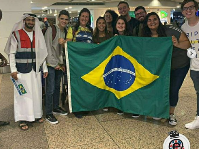 Inglês EASY de São Lourenço da Mata vai com Felipe Ramos a uma Feira Internacional de Ciências em Abhu Dhabi